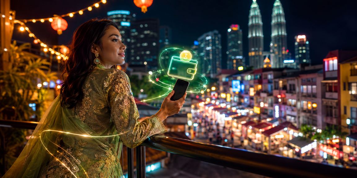 Pengguna grab333 di Kuala Lumpur membuat deposit semasa perayaan Hari Raya dengan pilihan pembayaran tempatan Malaysia